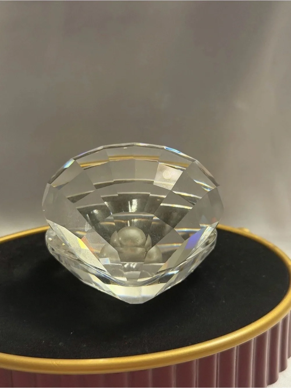 Shell With Pearl-Open With White Pearl - No Box - Aquatic Worlds by SWAROVSKI